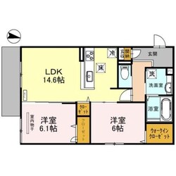 枚方公園駅 徒歩12分 2階の物件間取画像